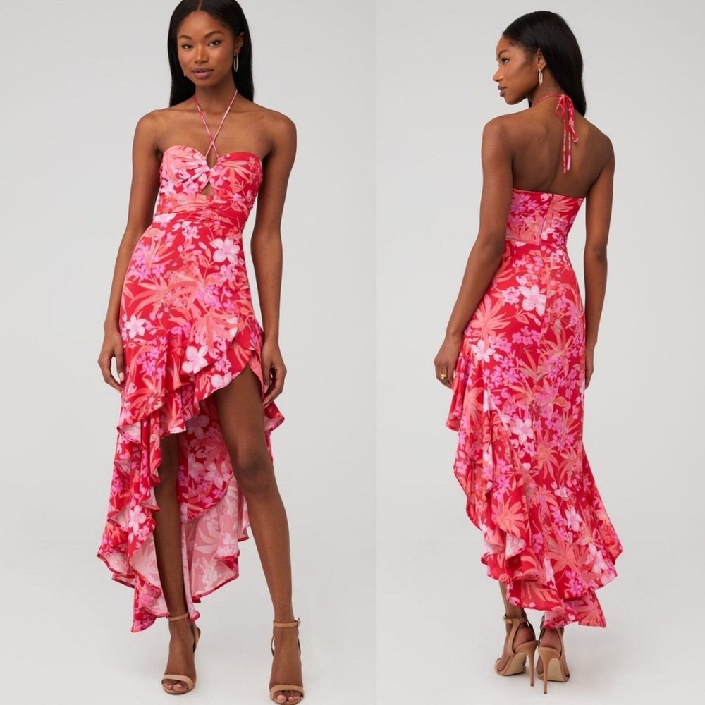 Amanda Uprichard Floral Estrada Dress Size Medium